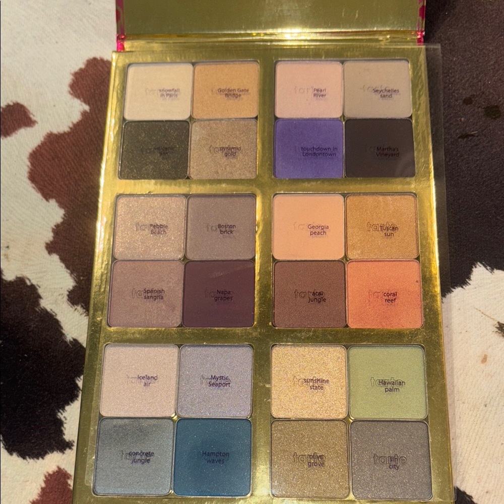 Tarte Purple and Gold Eyeshadow Palette Vibrant Colors